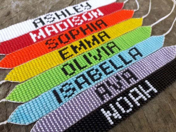 Personalized Friendship Bracelets on Woven Cord – MudLOVE
