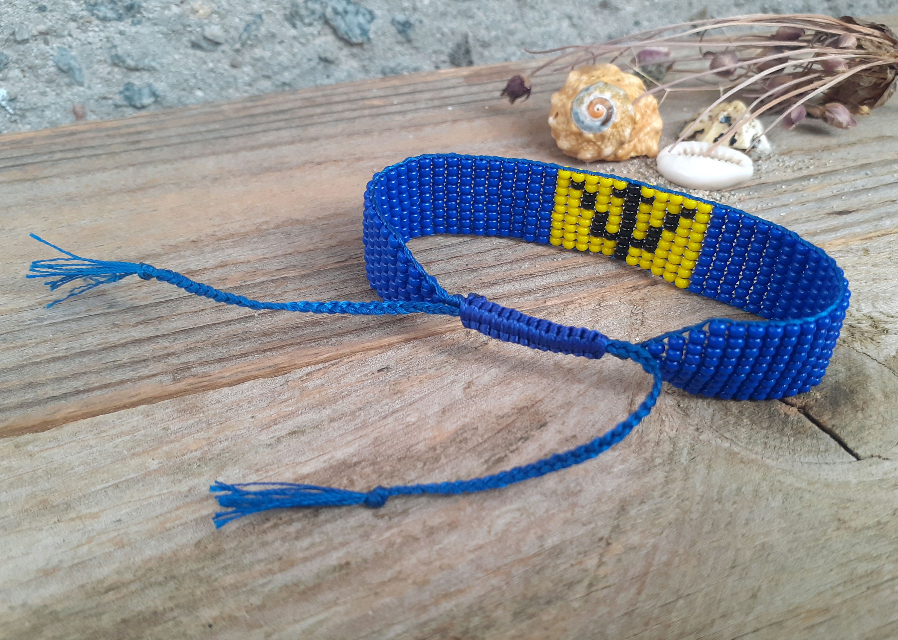 Braccialetto Intrecciato Barbados Con Cristallo – Catena In Pelle E Fibbia In Rame – Souvenir Fatto A Mano