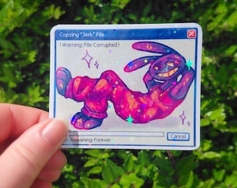 The Amazing Digital Circus Jax Sticker (Water Resistant)