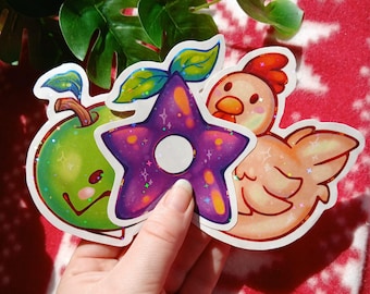 Stardew Valley Stickers: Junimo, Krobus, Stardrop - Gamer Gift