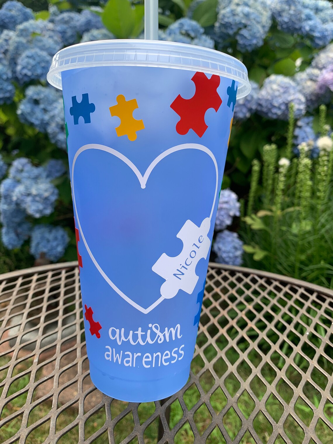 Autism Awareness Tumbler Etsy