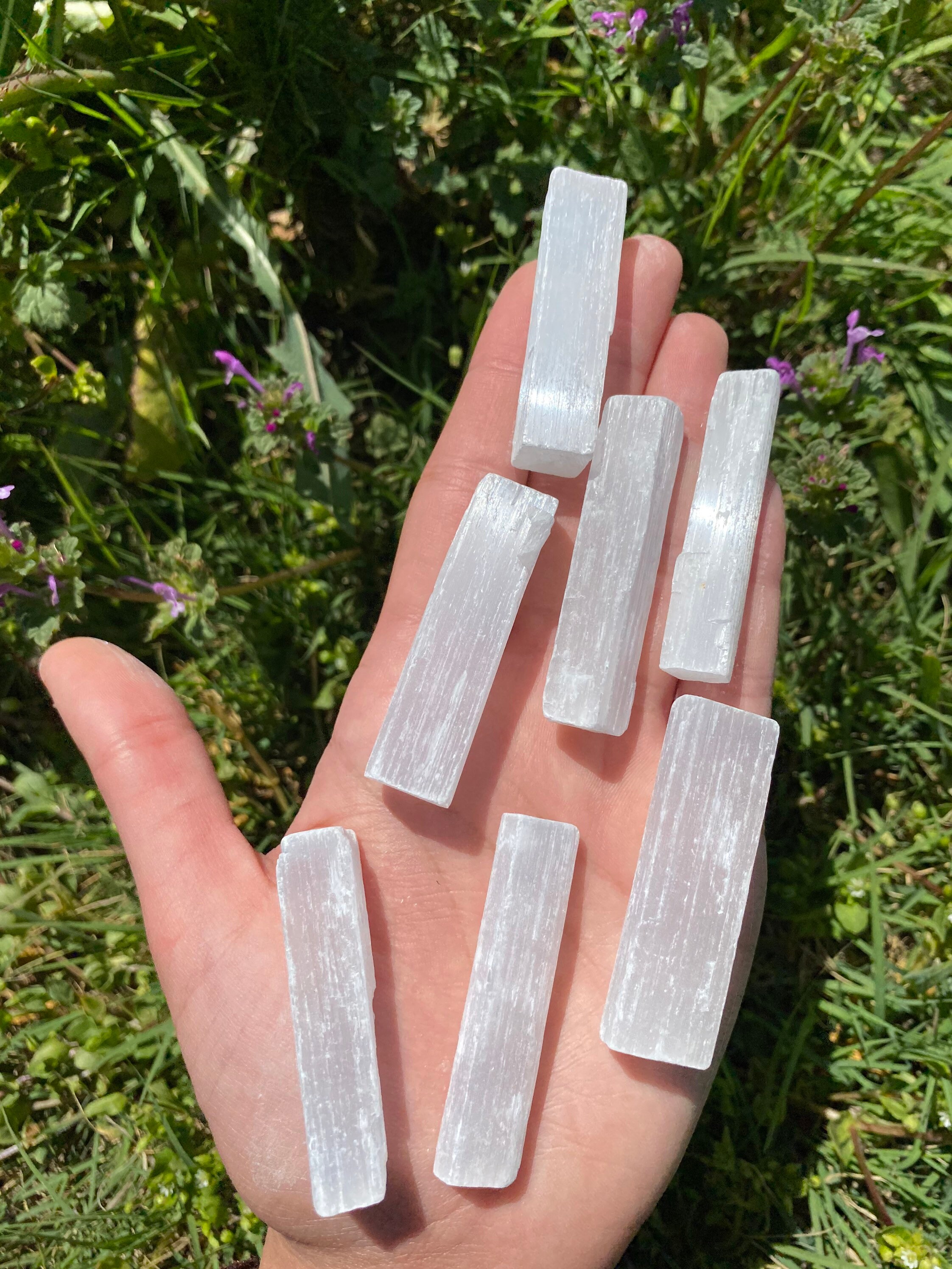 Selenite Stick Selenite Crystal 2 Selenite Crystal Stick Etsy