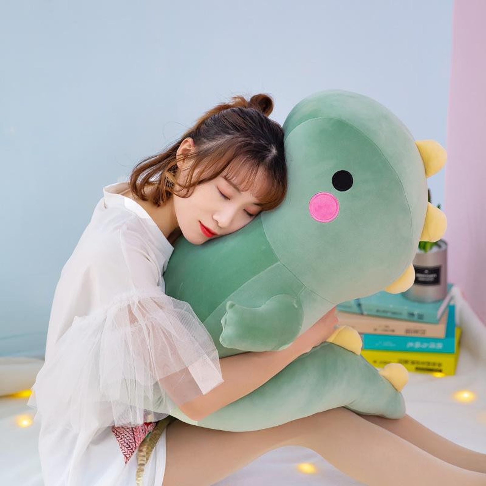 Kawaii Pastel Dino Plushies Chonky Dinosaur Stuffed Animal | Etsy
