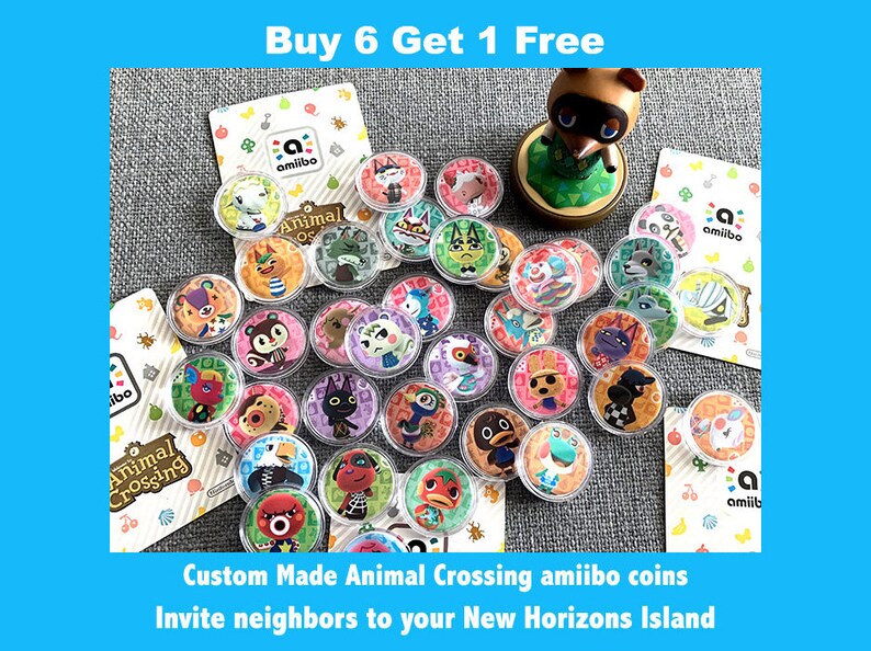 Animal Crossing NFC Amiibo Coins Invite any Villager for New | Etsy