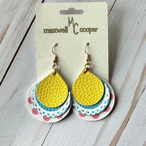 Bo Peep Inspired Dangle Earrings/Toy Story/Movie Fashion/Woody/Theme Park Fashion/Little Bo Peep/Fairytale/Hollywood Studios/Disneyland