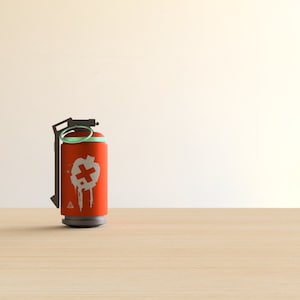Raze grenade for cosplay, Paint shells , Valorant game, 3d printable files image 5