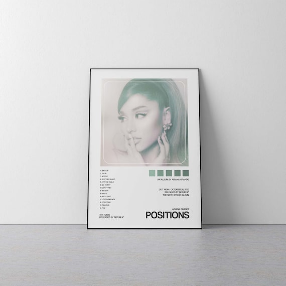 Ariana Grande Positions Album Cover Poster / Custom poster / | Etsy