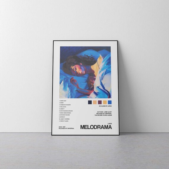 Lorde Melodrama Album Cover Poster / Custom poster | Etsy