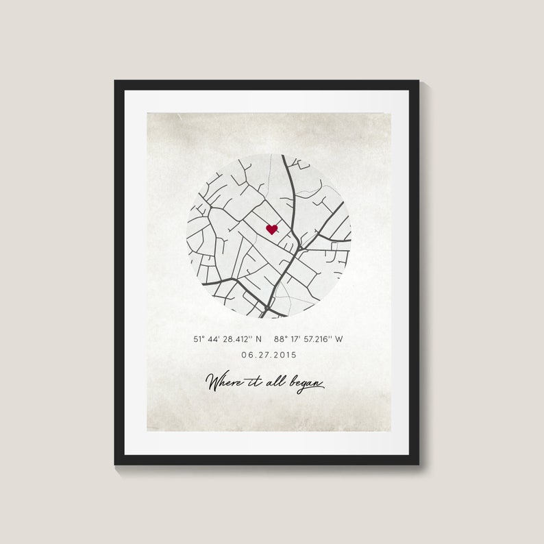 Our Story Maps / Where We Met / Our Engagement / Our Wedding / Our Journey / The Story of Us / DIGITAL DOWNLOAD image 6