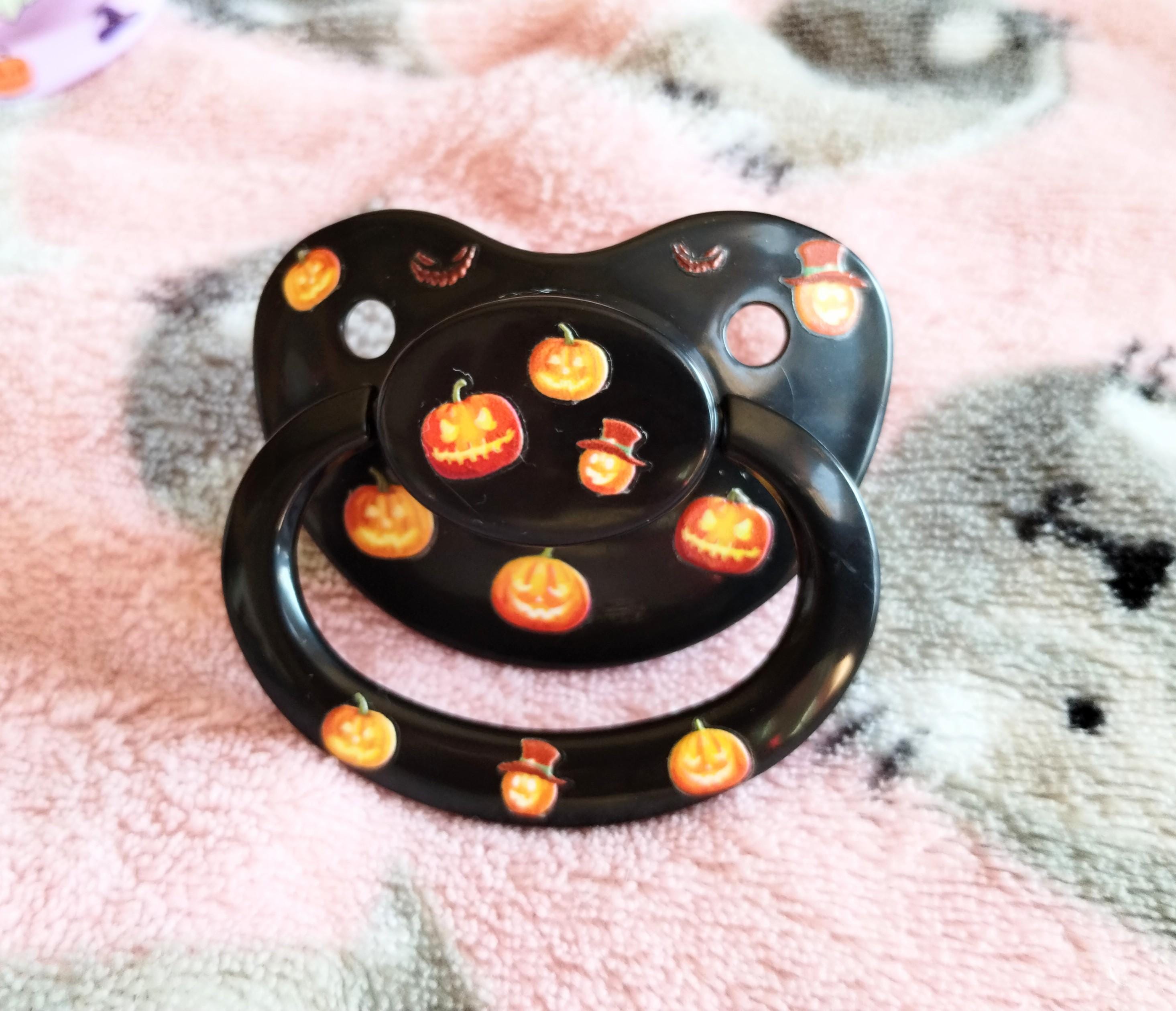 Printed Pacifier Halloween Print Adult Pacifier | for Littlespace, Agere - Etsy