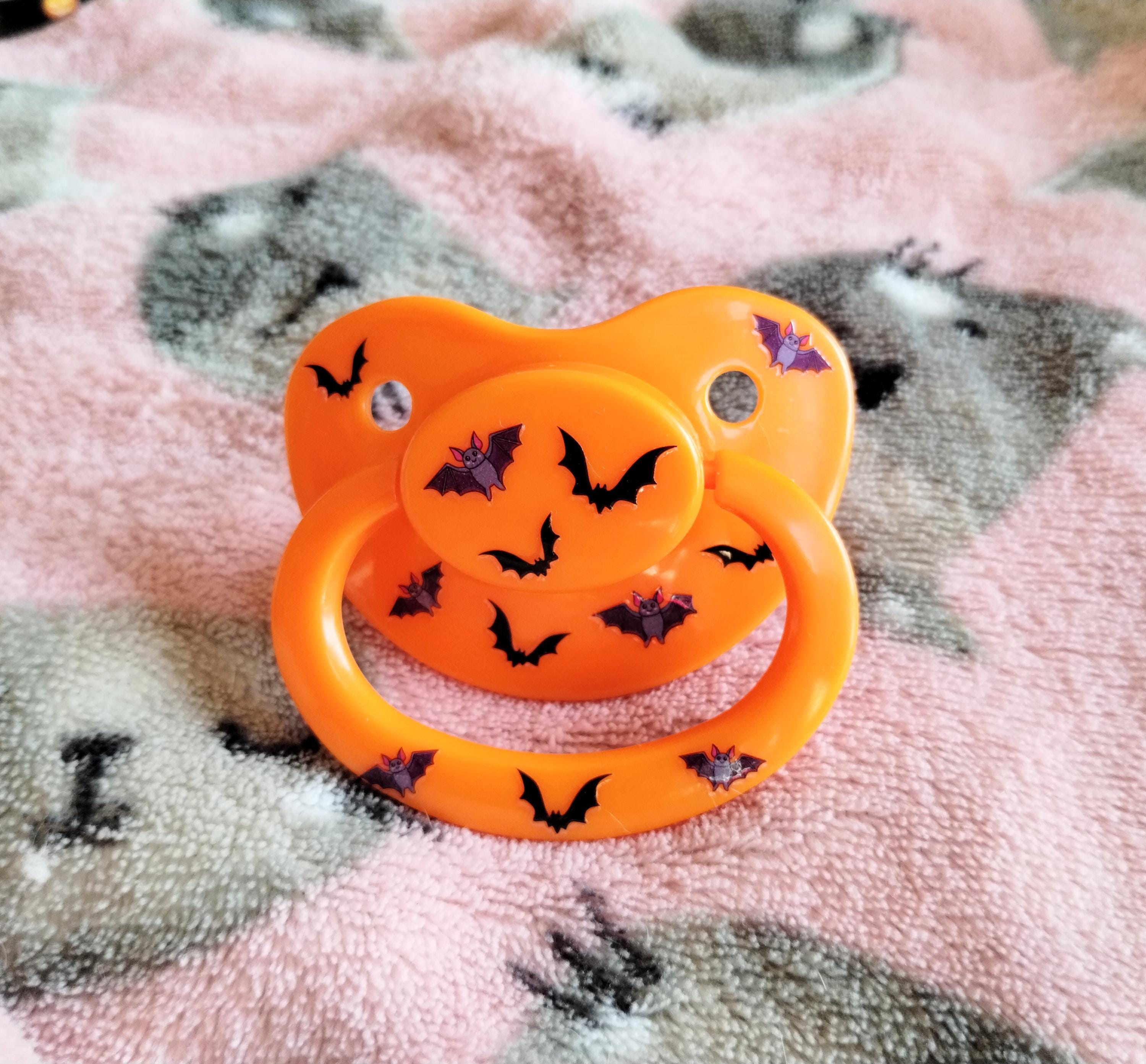 Printed Pacifier Halloween Print Adult Pacifier | for Littlespace, Agere - Etsy