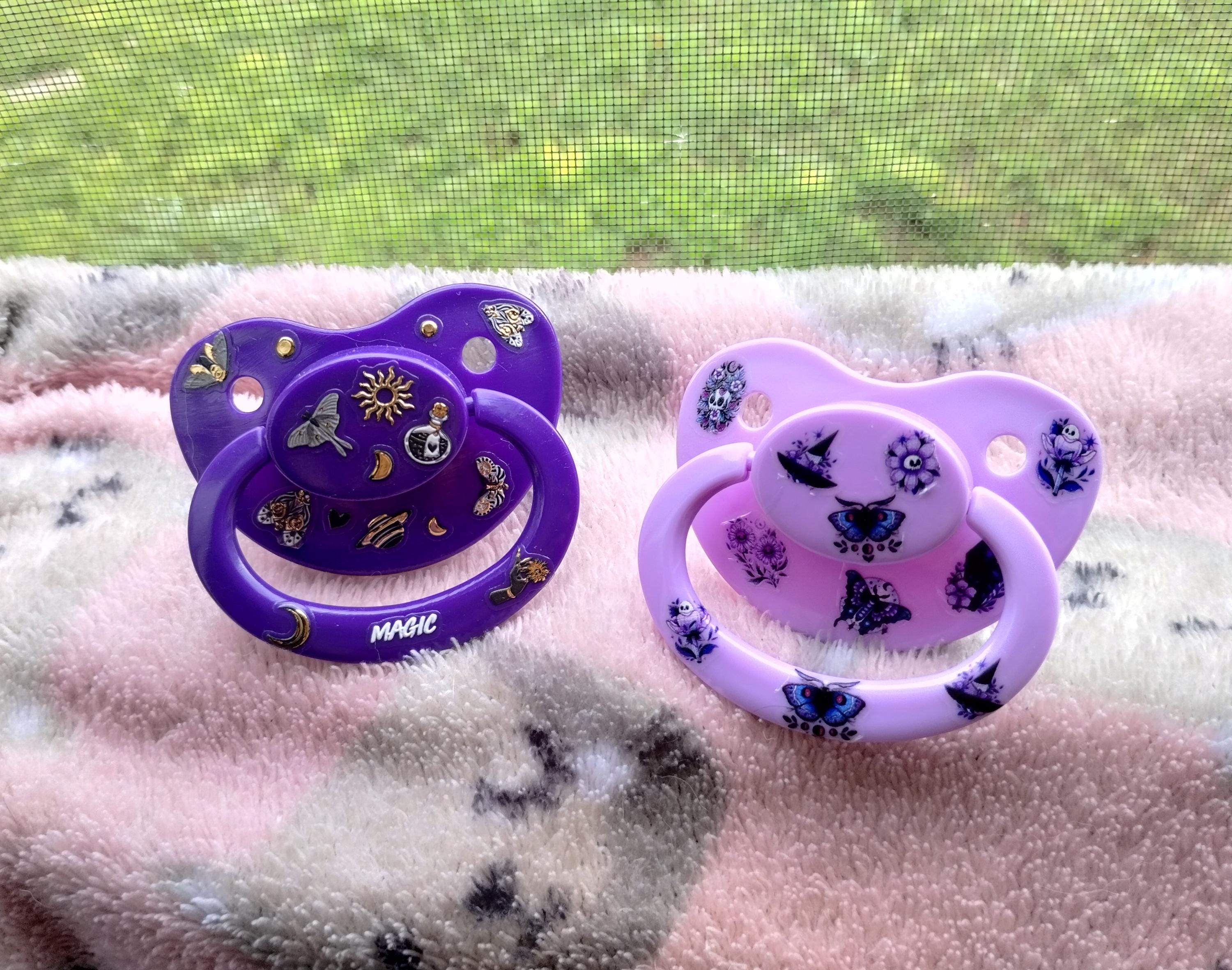 Witchy Moth Print Adult Pacifier | for Agere, Littlespace - Etsy