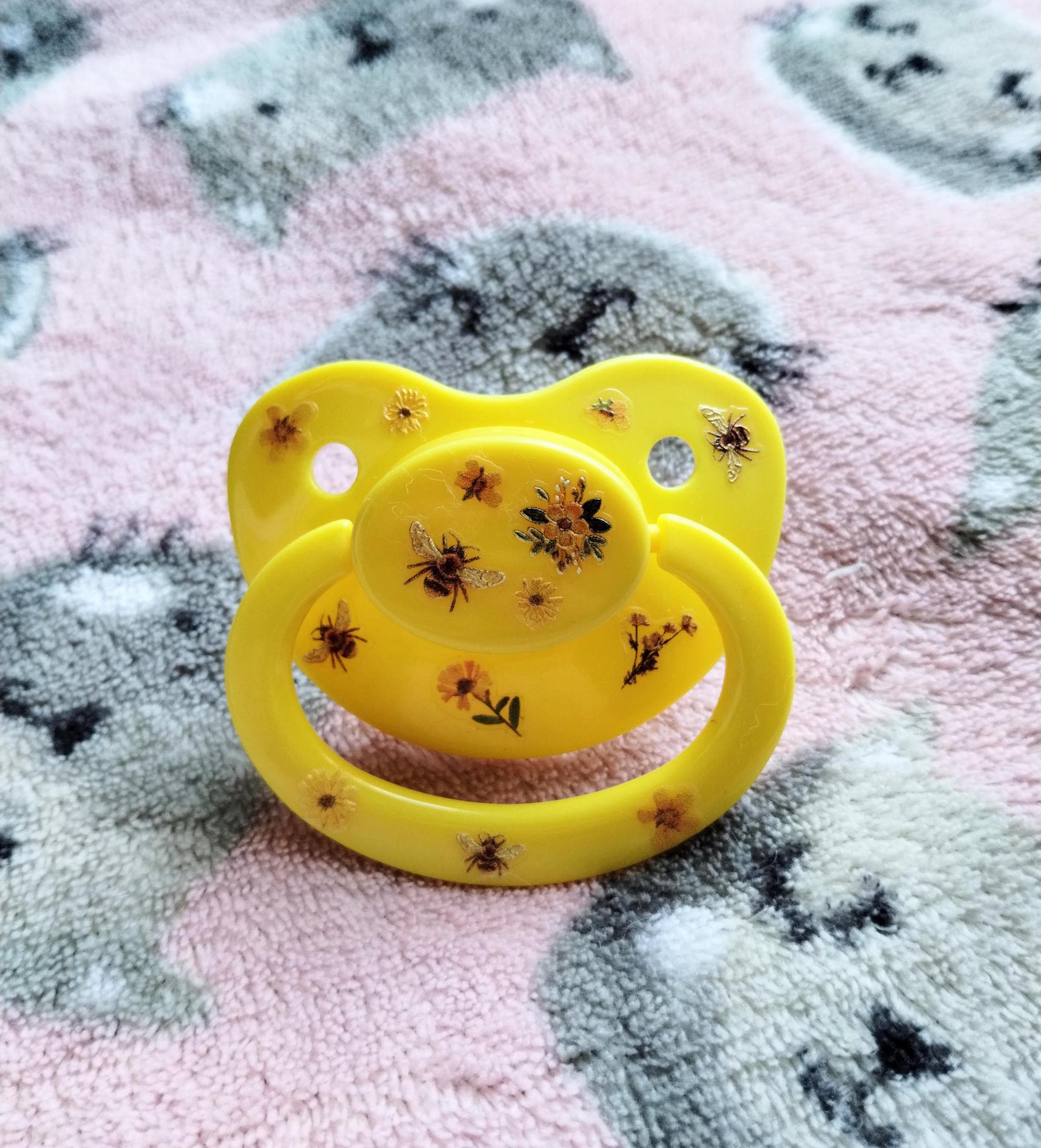Honeybee Garden Print Adult Pacifier | for Littlespace, Agere - Etsy