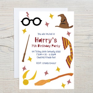 Template Harry Potter Birthday