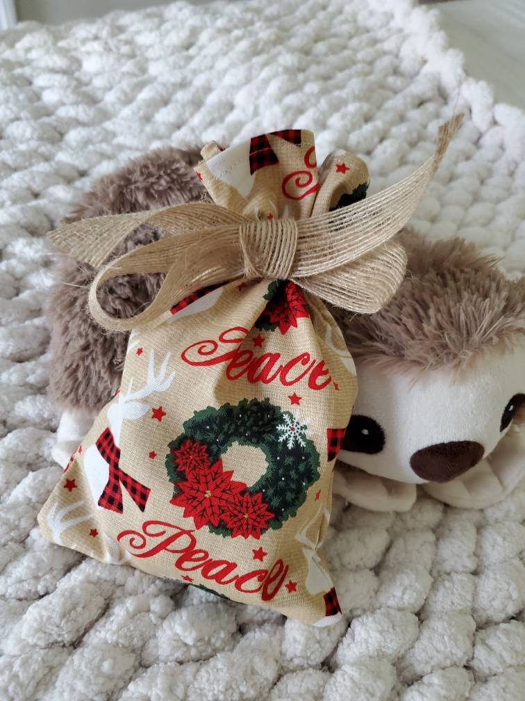 EcoFriendly Fabric Gift Bag Christmas Gift Bag Cotton Etsy