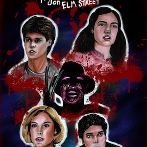 Elm Street Horror Art Print