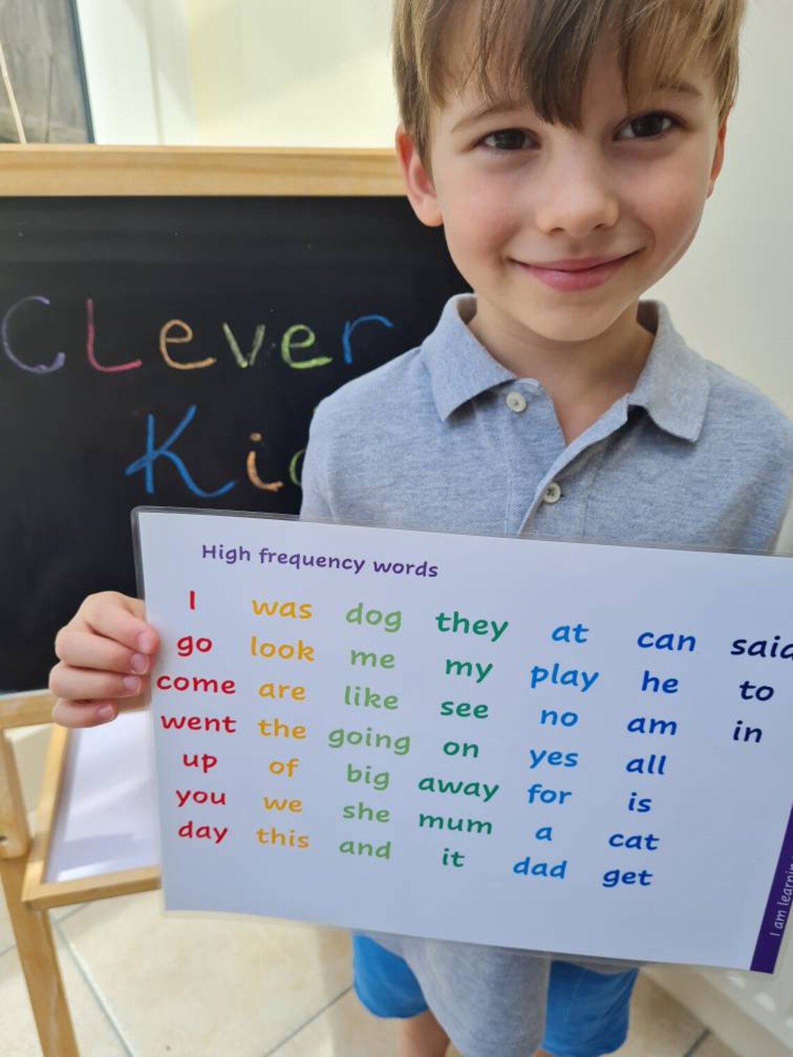 Reception Key Words High Frequency Words Starting School Etsy UK