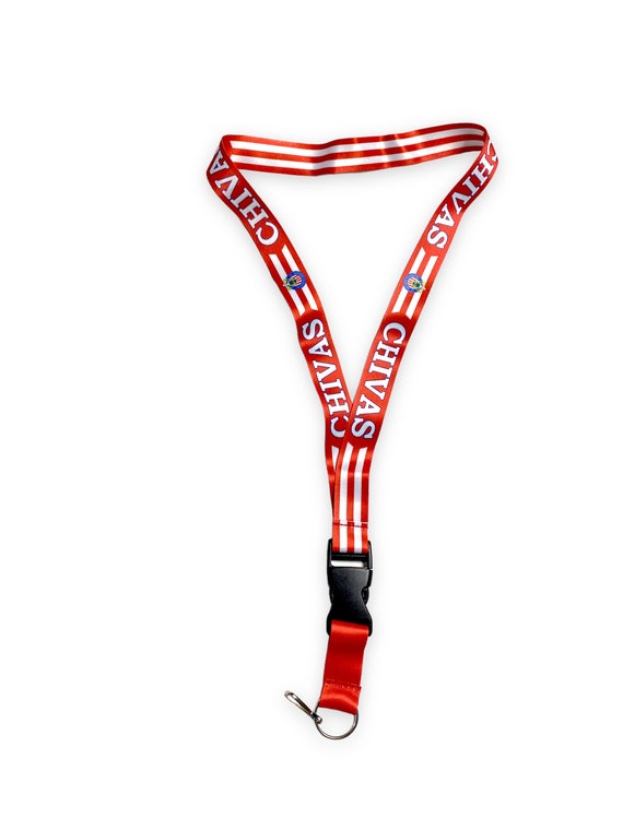 Chivas Guadalajara Futbol Soccer Team Lanyard Key Chain ID Badge Holder  Porta Llaves Men's Women's Unisex Gift Neck Strap Sports Mexico 