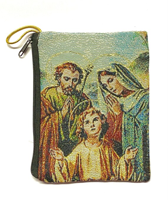 Velvet Rosary Pouch - Navy - Set of 10 - Knights Gear USA