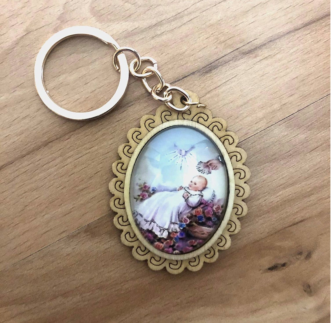 12 Baptism Christening Keychains Party Favors Gifts Etsy UK