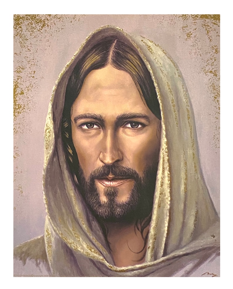 Holy Jesus Christ Face Good Shepherd Pastor Unframed Picture - Etsy