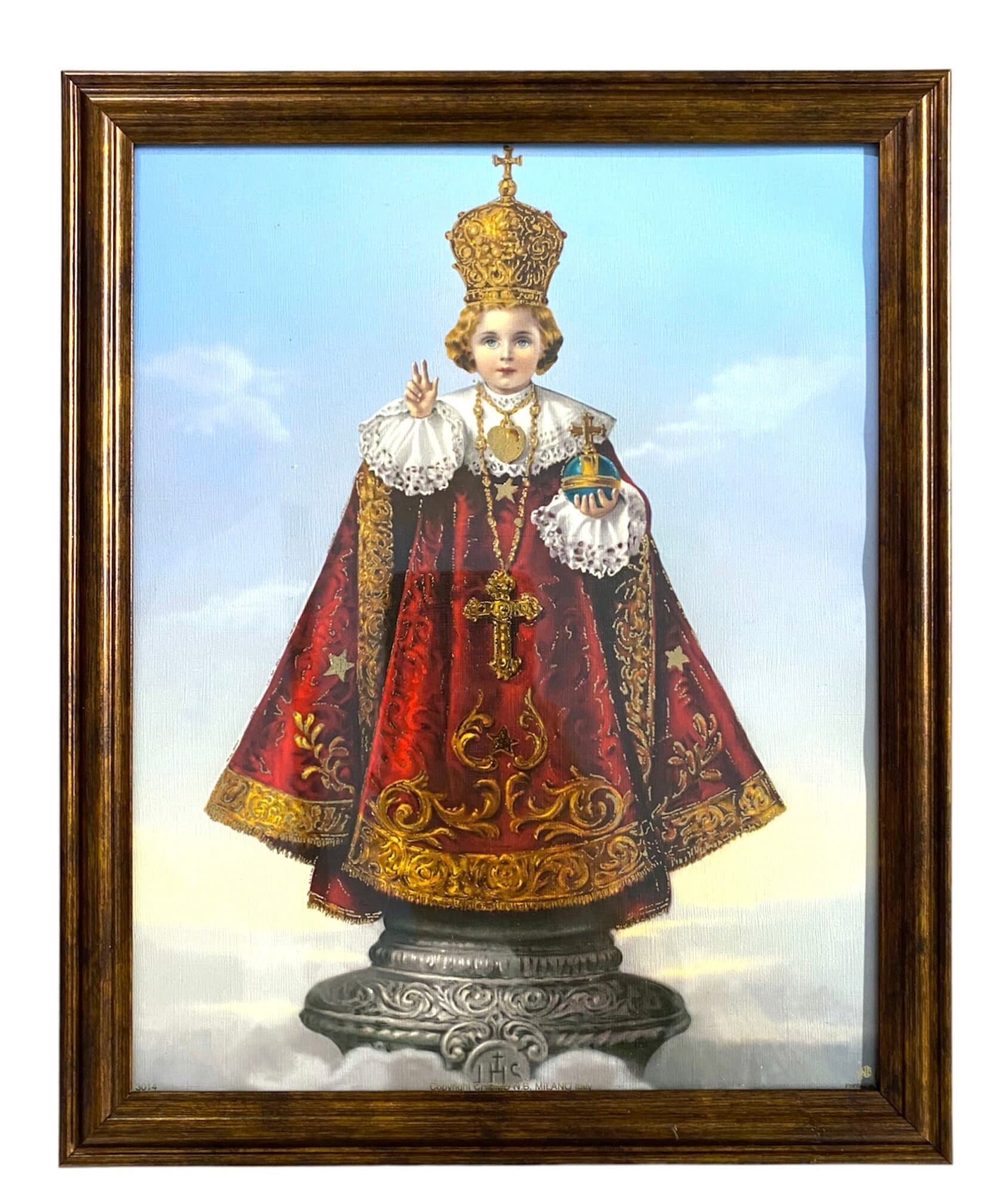 Cartera infantil de Praga con diseño de Cristo Niño Jesús, accesorio de  moda hecho en México de cuero genuino, Marrón
