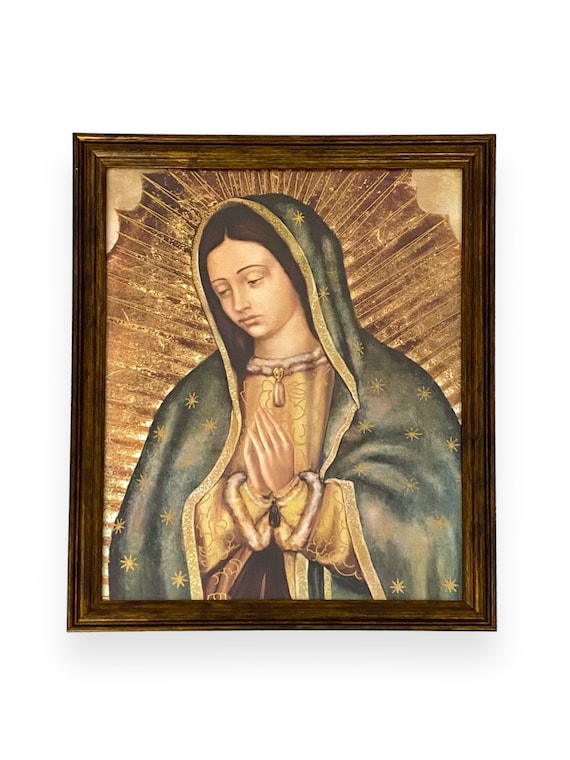 Nuestra Señora de Guadalupe Virgen Sin Marco Imagen Impresa Lista para Ser  Enmarcada Católica Cristiana Pared Arte Del Hogar Decoración Arte Religioso Virgen  Guadalupe -  México