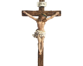 Wall Cross Crucifix with Corpus Jesus 10" Catholic Christian Religious Gift Home Decor Wall Art INRI Resin Cruz Crucifijo