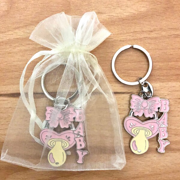 Baby Shower Keychain Etsy