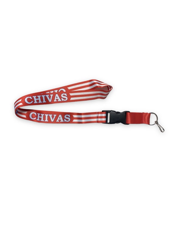 Chivas Guadalajara Futbol Soccer Team Lanyard Key Chain ID Badge Holder  Porta Llaves Men's Women's Unisex Gift Neck Strap Sports Mexico