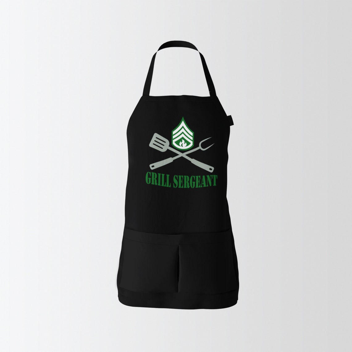 Apron Grill Sergeant BBQ apron Cooking Apron Etsy