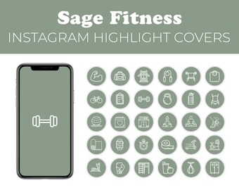 Fitness Instagram Highlight Covers Black Workout Exercise - Etsy