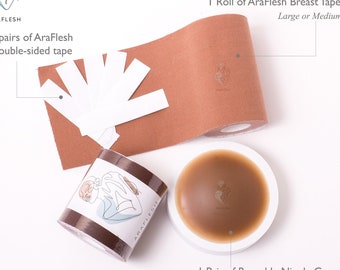 AraFlesh Ultimate Breast Bundle - Grote borstlifttape, boobtape, boobytape