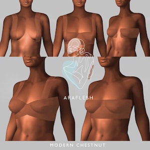 Modern Chestnut, Breast Lift Tape for Women of Color, boob tape, flatten breast, booby tape