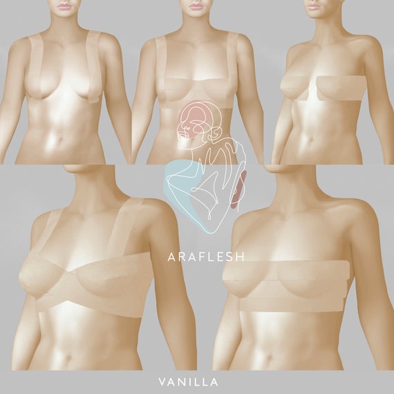 Vanilla, Breast Lift Tape for Women of Color, Boob Tape, Flatten Breast,  Booby Tape 