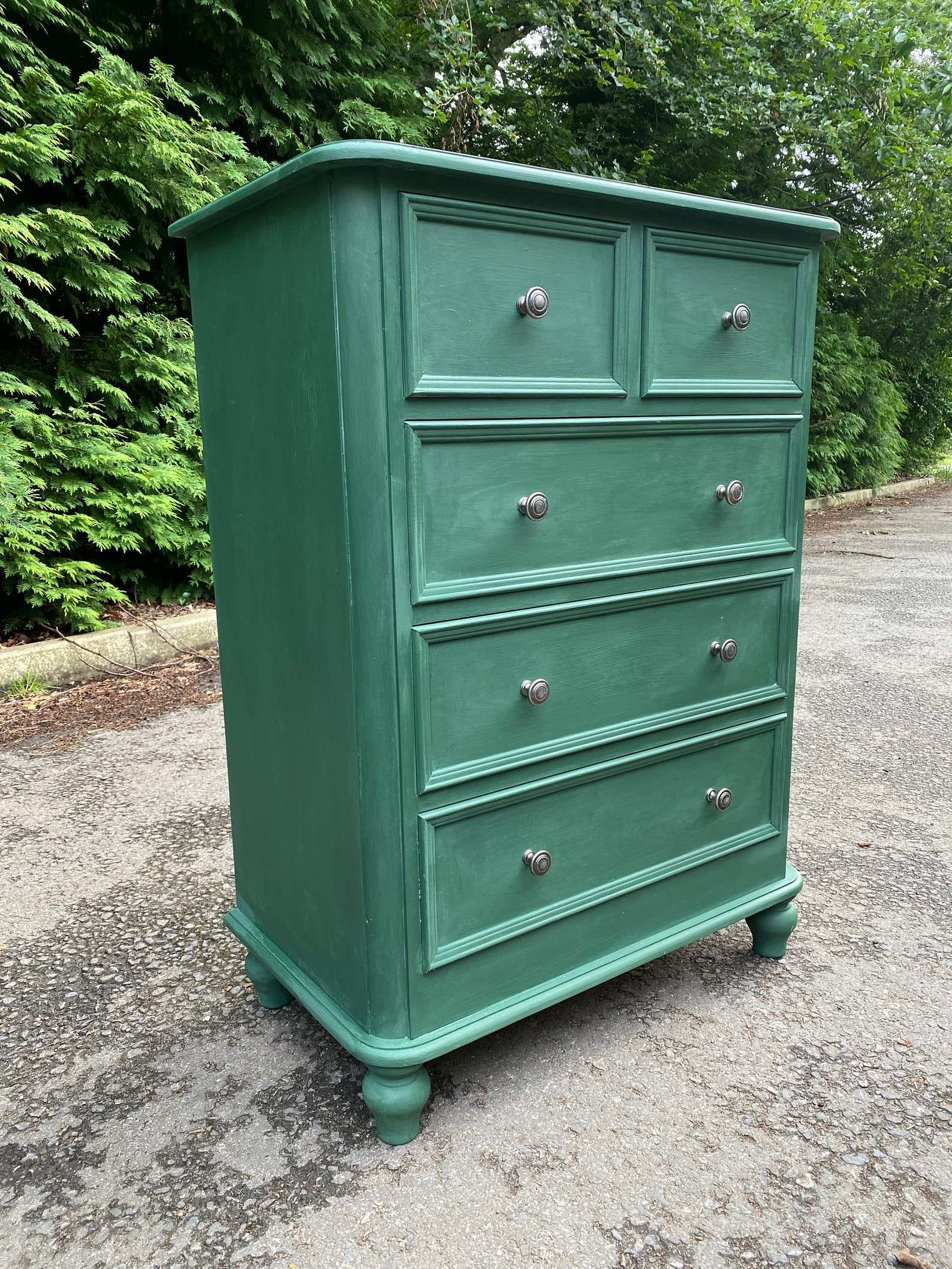Amsterdam green pine chest of drawers Etsy