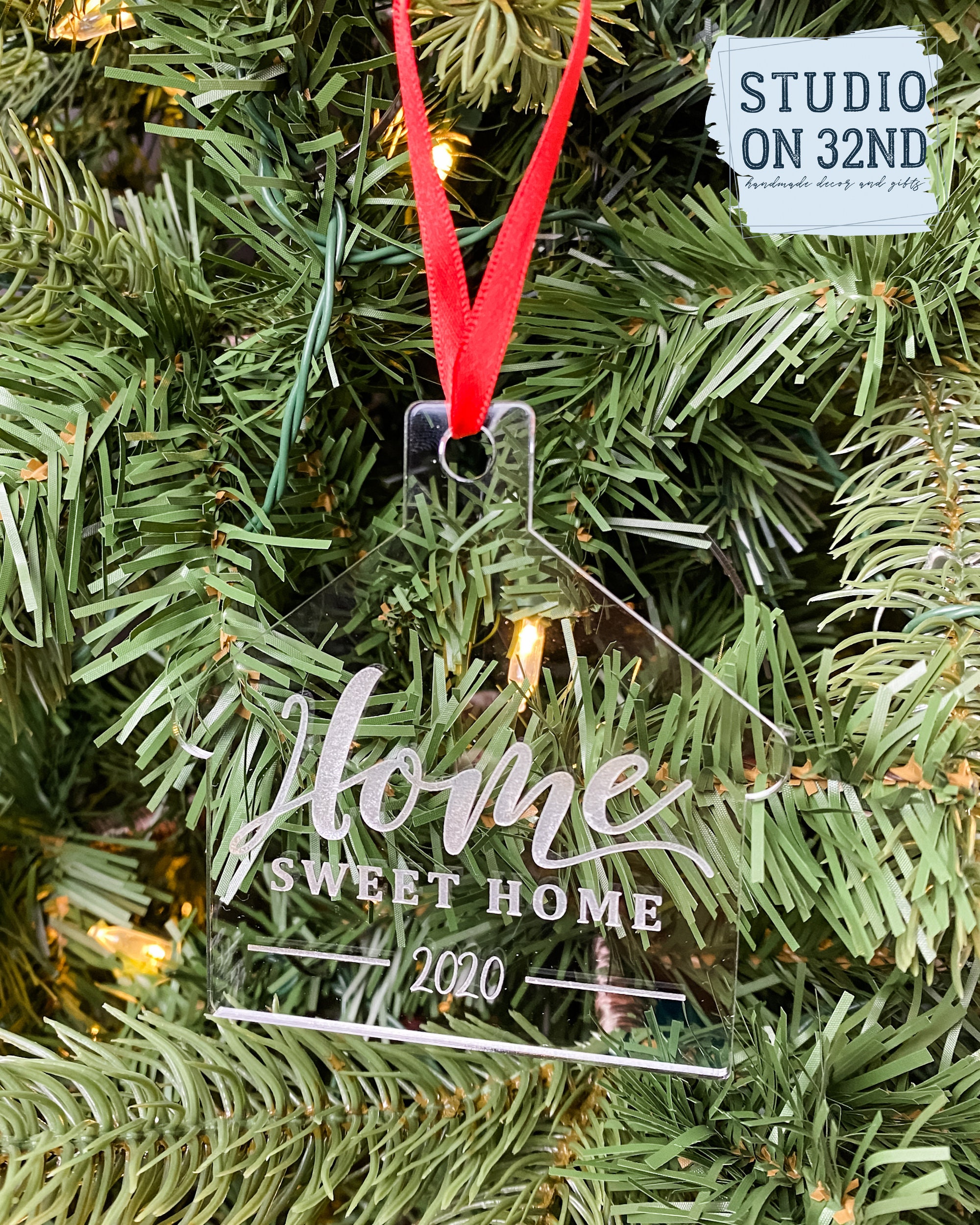 Personalized Acrylic Home Ornament Custom New Home Ornament | Etsy