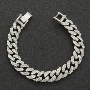 Cuban link bling bracelets