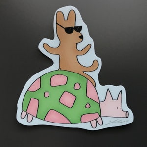 Adesivo WATERPROOF VINYL: "Turtle"