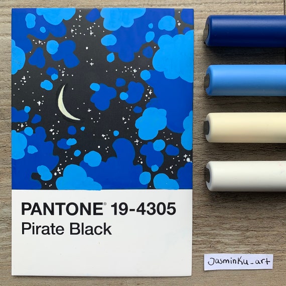 Painted Pantone Postcard A6 Different Motives 