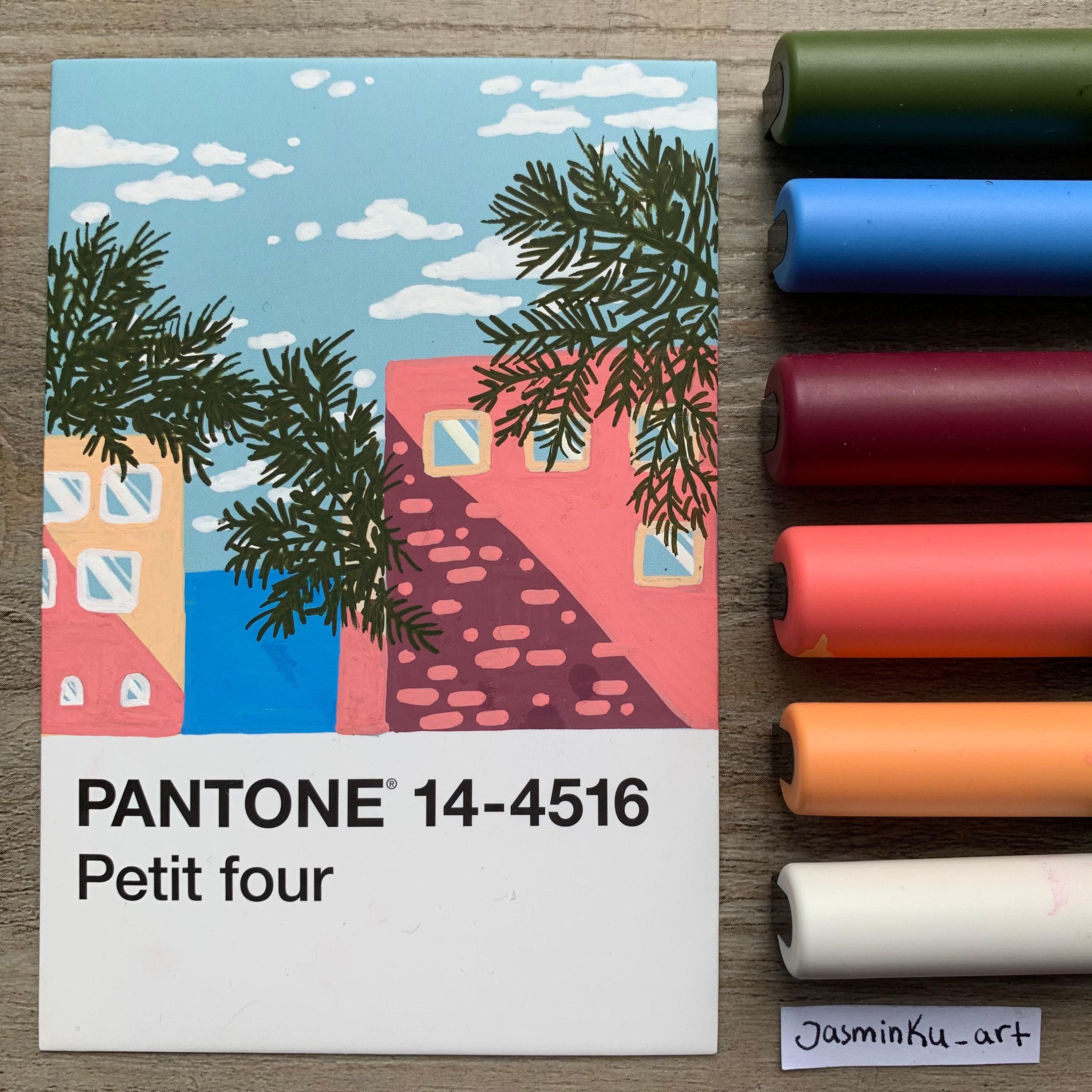 PANTONE Hunter Green Postcard for Sale by Sadaf F K.