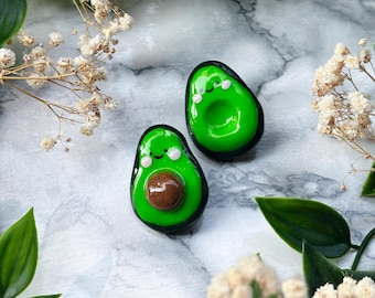 Handmade Avocado Pins | Food Accessory | Avocado Friendship Badge | Cute Avocado Friends