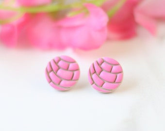 Concha Earrings for Women, Pan Dulce Earrings, Mexican Earrings for Women, Latina Earrings, Clay Earrings, Mexican Jewelry, Latinx Shop