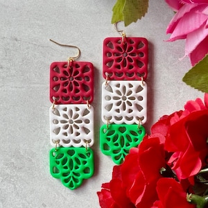 Mexican Earrings For Cinco De Mayo, Latinx Owned Mexican Artesania