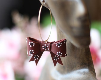 Handcrafted Mexican Terracotta-Inspired Earrings - Unique Statement Jewelry