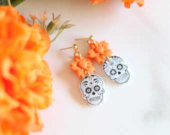 Boucles D'Oreilles Pendantes Effrayantes D'Alien Pour Femmes