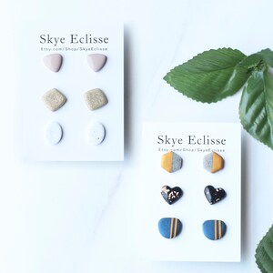 Custom Stud Pack, Build your Own Stud Pack, Custom Stud Earrings Set, Stainless Steel hypoallergenic Earrings, Minimalist Personalized Gift
