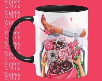 Sweet Life Coffee Mug | Glam Mug | Gift for Her | Fashion Lovers Mug | Dessert lovers | Christmas Gift