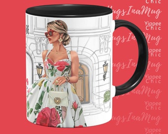 Fabulous Girl Coffee Mug | Glam Mug | Classy Mug | Chic Gift for Her |  Designer Lovers Mug | Fashion Lovers Mug