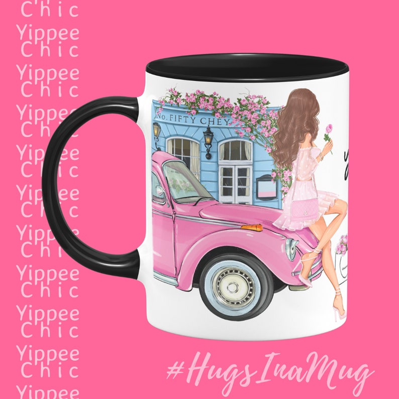 You Rock Coffee Mug Fashion Mug Perfect Gift for Her Glam Mug Travel Lovers Designer Lovers Chic Mug image 1